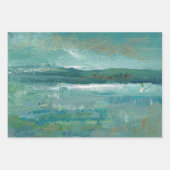 Abstracte Abstracte strand kust Inpakpapier Vel (Voorkant 2)