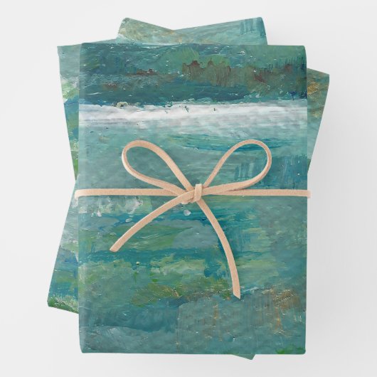 Abstracte Abstracte strand kust Inpakpapier Vel (In situ)