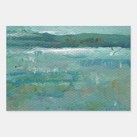 Abstracte  Abstracte strand kust Inpakpapier Vel (Voorkant)