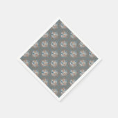 Abstracte Accent Dot Mandala Ogee Scallop Decoupag Servet (Hoek)