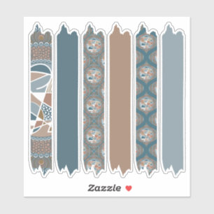 Abstracte Accent Dot Mandala Patterns Washi Tape Sticker