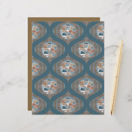 Abstracte Accent Dot Mandala Retro Ogee Scrapbook
