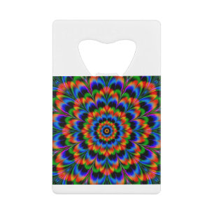 Abstracte achtergrond 2 creditkaart flessenopener