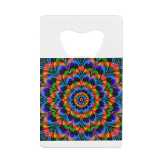 Abstracte achtergrond 2 creditkaart flessenopener (Voorkant)