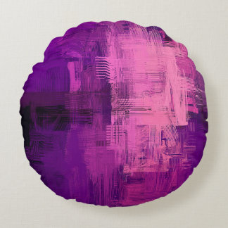 Abstracte achtergrond. 2d illustratie. Digitale ac Rond Kussen