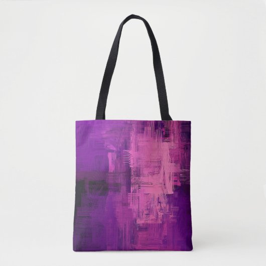 Abstracte achtergrond. 2d illustratie. Digitale ac Tote Bag (Voorkant)