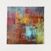 Abstracte achtergrond. 2d illustratie. Digitale ac Wandkleed (Voorkant)