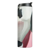Abstracte achtergrond. Abstracte kunstachtergrond Thermosbeker (Gedraaid links)
