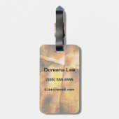 abstracte achtergrond bagagelabel (Achterkant verticaal)