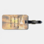 abstracte achtergrond bagagelabel (Achterkant horizontaal)