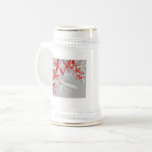 Abstracte achtergrond bierpul (Voorkant links)