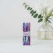 Abstracte achtergrond bladwijzer Visitekaartje (Staand voorkant)