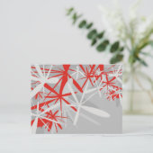 Abstracte achtergrond briefkaart (Staand voorkant)