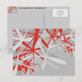 Abstracte achtergrond briefkaart (Voorkant / Achterkant)