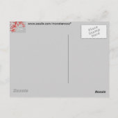 Abstracte achtergrond briefkaart (Achterkant)