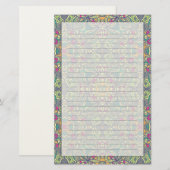 Abstracte  achtergrond briefpapier (Voorkant / Achterkant)