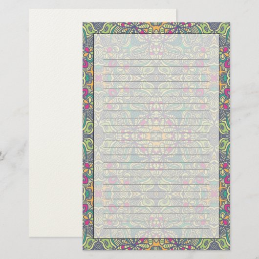 Abstracte  achtergrond briefpapier (Voorkant / Achterkant)