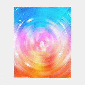 abstracte achtergrond: briljante cirkels achtergro fleece deken