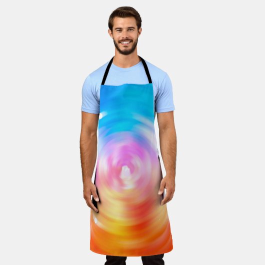 abstracte achtergrond: briljante cirkels achtergro schort (Gedragen)