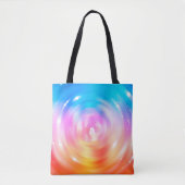 abstracte achtergrond: briljante cirkels achtergro tote bag (Voorkant)