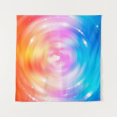 abstracte achtergrond: briljante cirkels achtergro wandkleed (Voorkant (horizontaal))