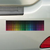 Abstracte achtergrond bumpersticker (Op auto)