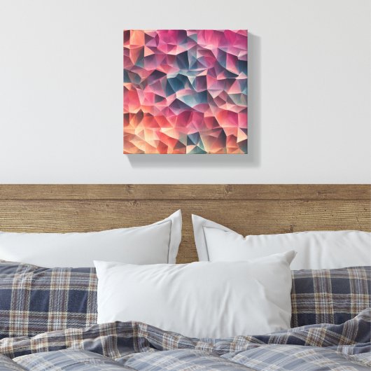 Abstracte achtergrond canvas afdruk (Insitu (Slaapkamer))