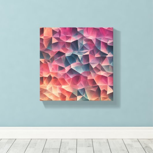 Abstracte achtergrond canvas afdruk (Insitu (Houten vloer))