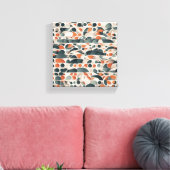 Abstracte achtergrond canvas afdruk (Insitu (Woonkamer))