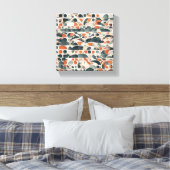 Abstracte achtergrond canvas afdruk (Insitu (Slaapkamer))