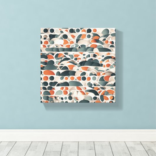 Abstracte achtergrond canvas afdruk (Insitu (Houten vloer))