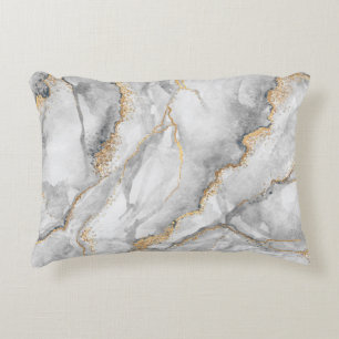 abstracte achtergrond, creatieve textuur van white accent kussen