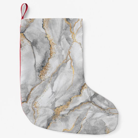 abstracte achtergrond, creatieve textuur van white kleine kerstsok (Voorkant)