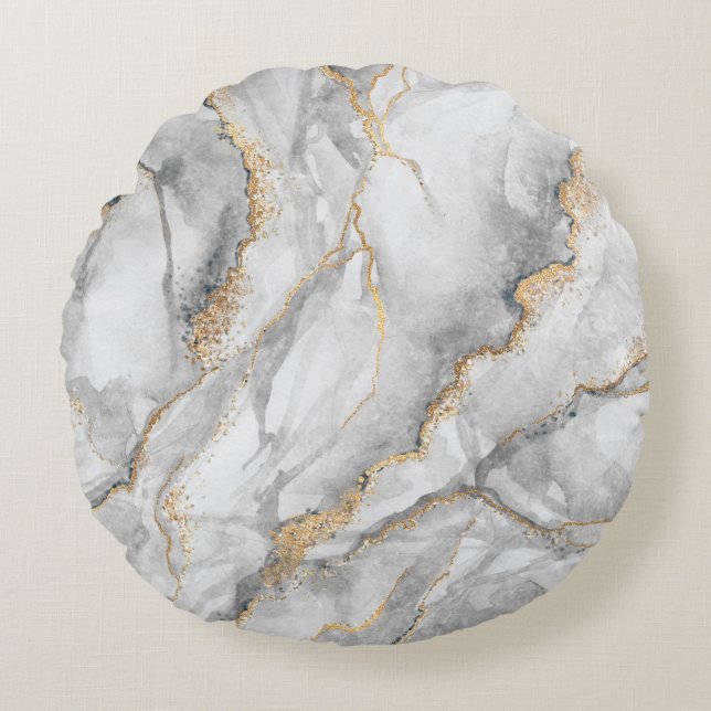 abstracte achtergrond, creatieve textuur van white rond kussen (Voorkant)