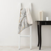 abstracte achtergrond, creatieve textuur van white sherpa deken (In situ)