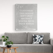 Abstracte Achtergrond Custom Wedding Poster Grijs