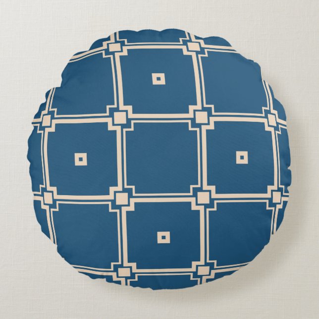  abstracte achtergrond. Decoratief behang Rond Kussen (Voorkant)