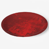 Abstracte achtergrond dieprode, bijtende textuur papieren bordje (Gekanteld)