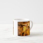 abstracte achtergrond espresso kop (Voorkant rechts)