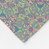 Abstracte achtergrond fleece deken (Hoek)