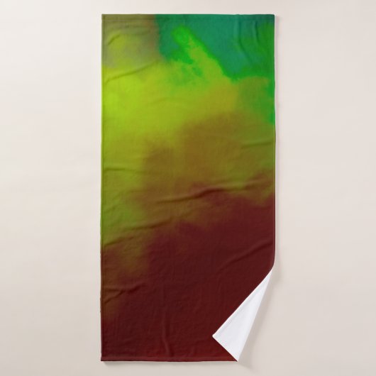 Abstracte achtergrond geborsteld geschilderd. Bors Badhanddoek (Badhanddoek)