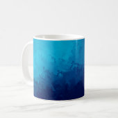 Abstracte achtergrond geborsteld geschilderd. Bors Koffiemok (Voorkant links)