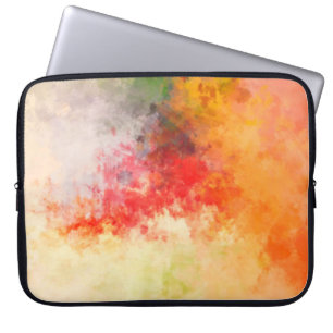 Abstracte achtergrond geborsteld geschilderd. Bors Laptop Sleeve