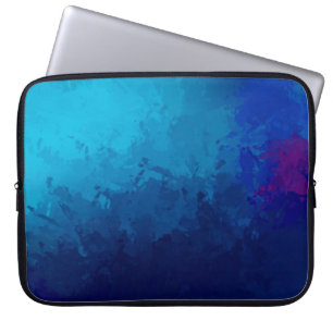 Abstracte achtergrond geborsteld geschilderd. Bors Laptop Sleeve