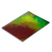 Abstracte achtergrond geborsteld geschilderd. Bors Notitieboek (Linkerzijde)