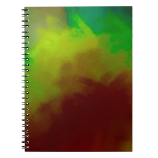 Abstracte achtergrond geborsteld geschilderd. Bors Notitieboek (Voorkant)