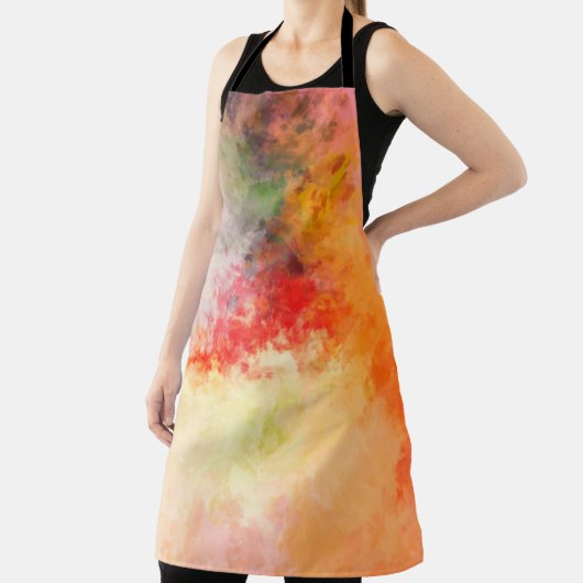 Abstracte achtergrond geborsteld geschilderd. Bors Schort (Insitu)