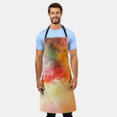 Abstracte achtergrond geborsteld geschilderd. Bors Schort (Gedragen)