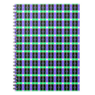abstracte achtergrond, gekleurd tartanpatroon, mod notitieboek