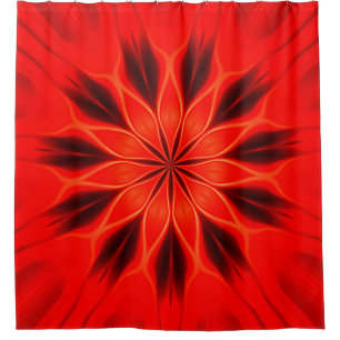 Abstracte achtergrond. Geometrische oosterse kalei Douchegordijn
